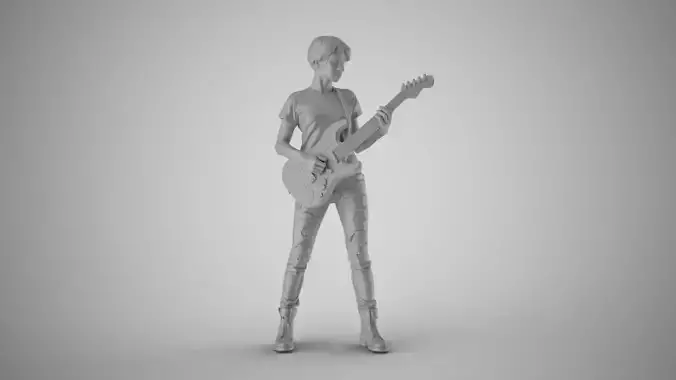 Guitarist Woman