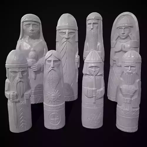 Slavic Gods Figurines 3D Print