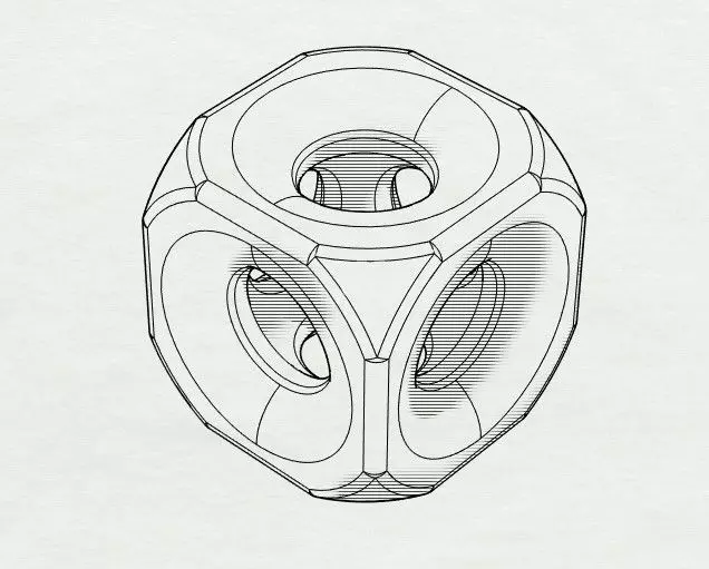 Orbicube 3D print model_6