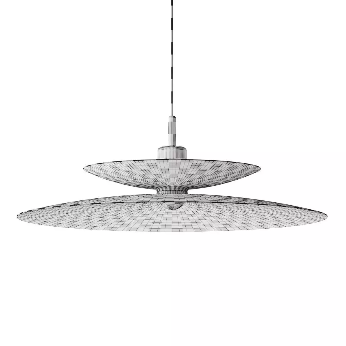 Plane Pendant Lamp 3D model_2