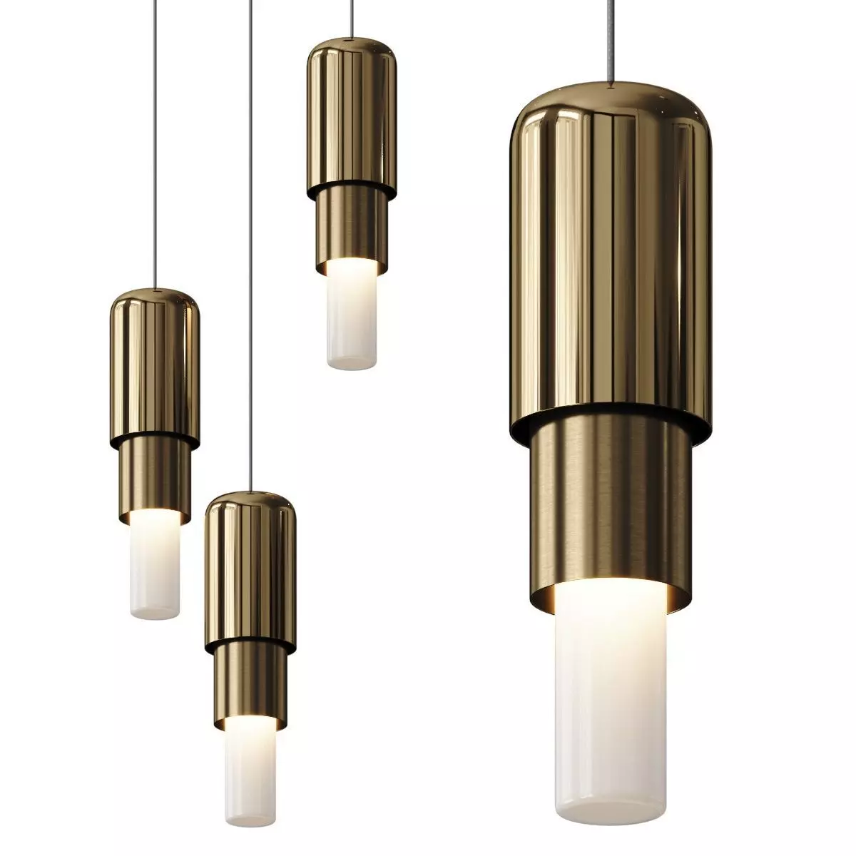 David Pompa Mingo Pendant Lamp 3D model_0