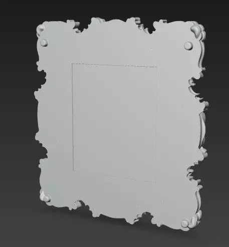 Baroque and Rococo Decorative Frame Collection 3D print model_14