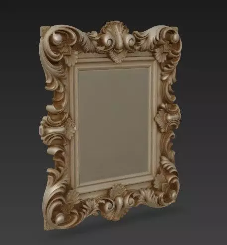 Baroque and Rococo Decorative Frame Collection 3D print model_12