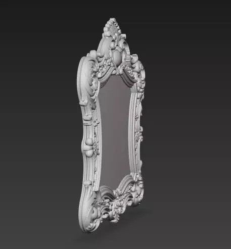 Baroque and Rococo Decorative Frame Collection 3D print model_18
