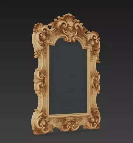 Baroque and Rococo Decorative Frame Collection 3D print model_26