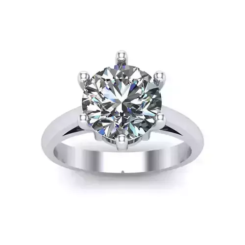 Diamond ring Jewelry Cocktail Ring 3D print model