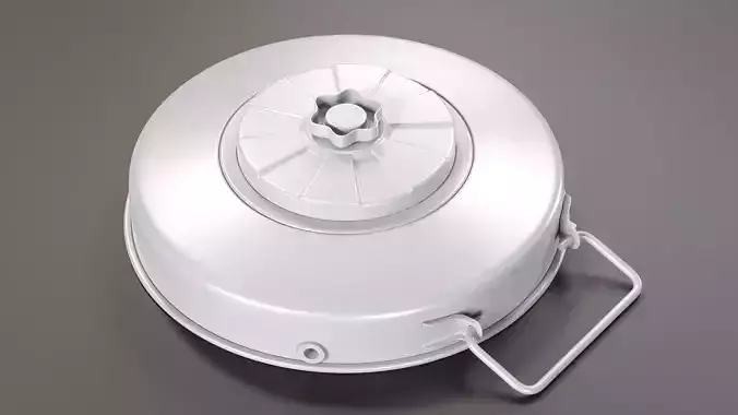 Tellermine 42 Anti-Tank Mine High-Poly