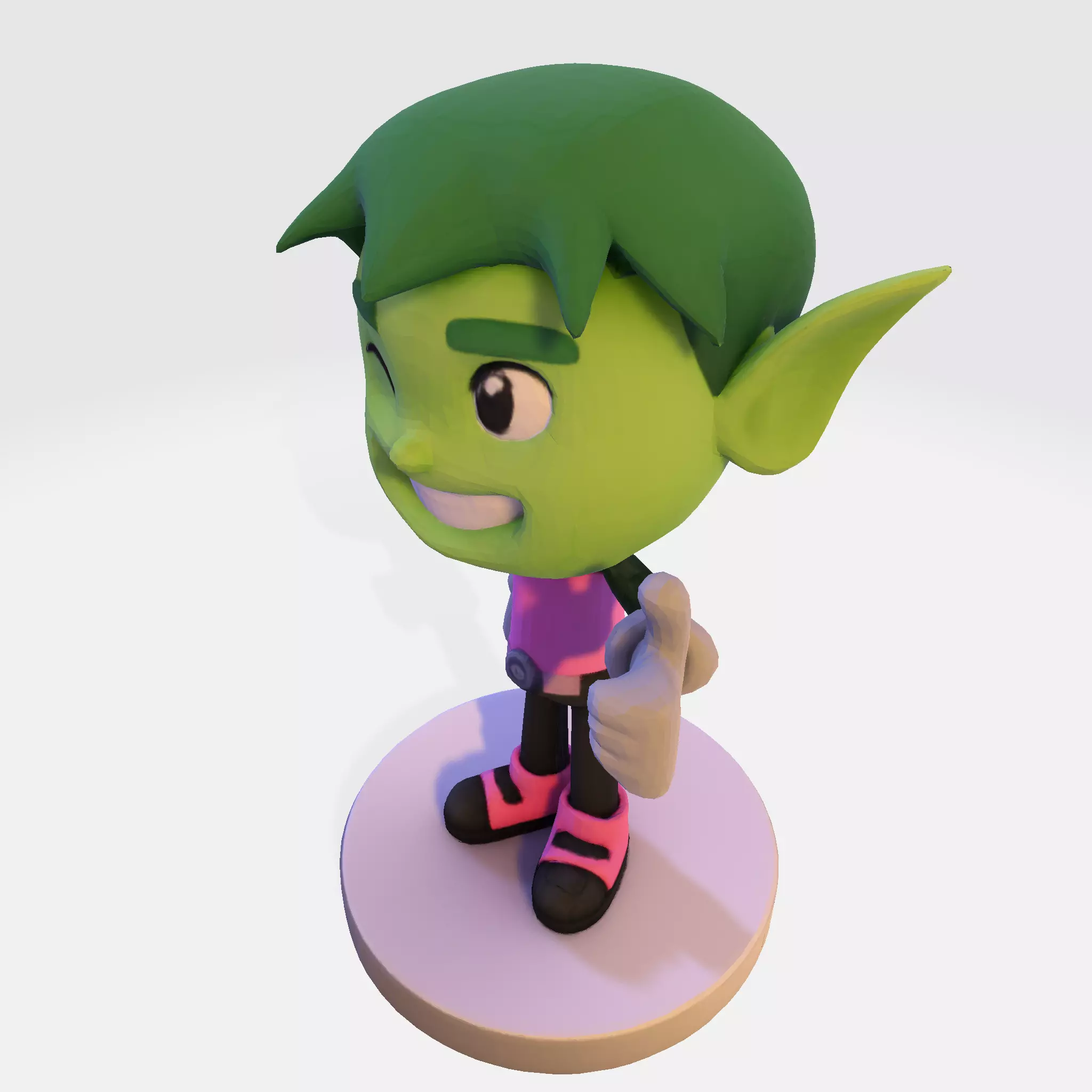 Beasty Boy Stylized 3D Print Ready Character 3D print model_8