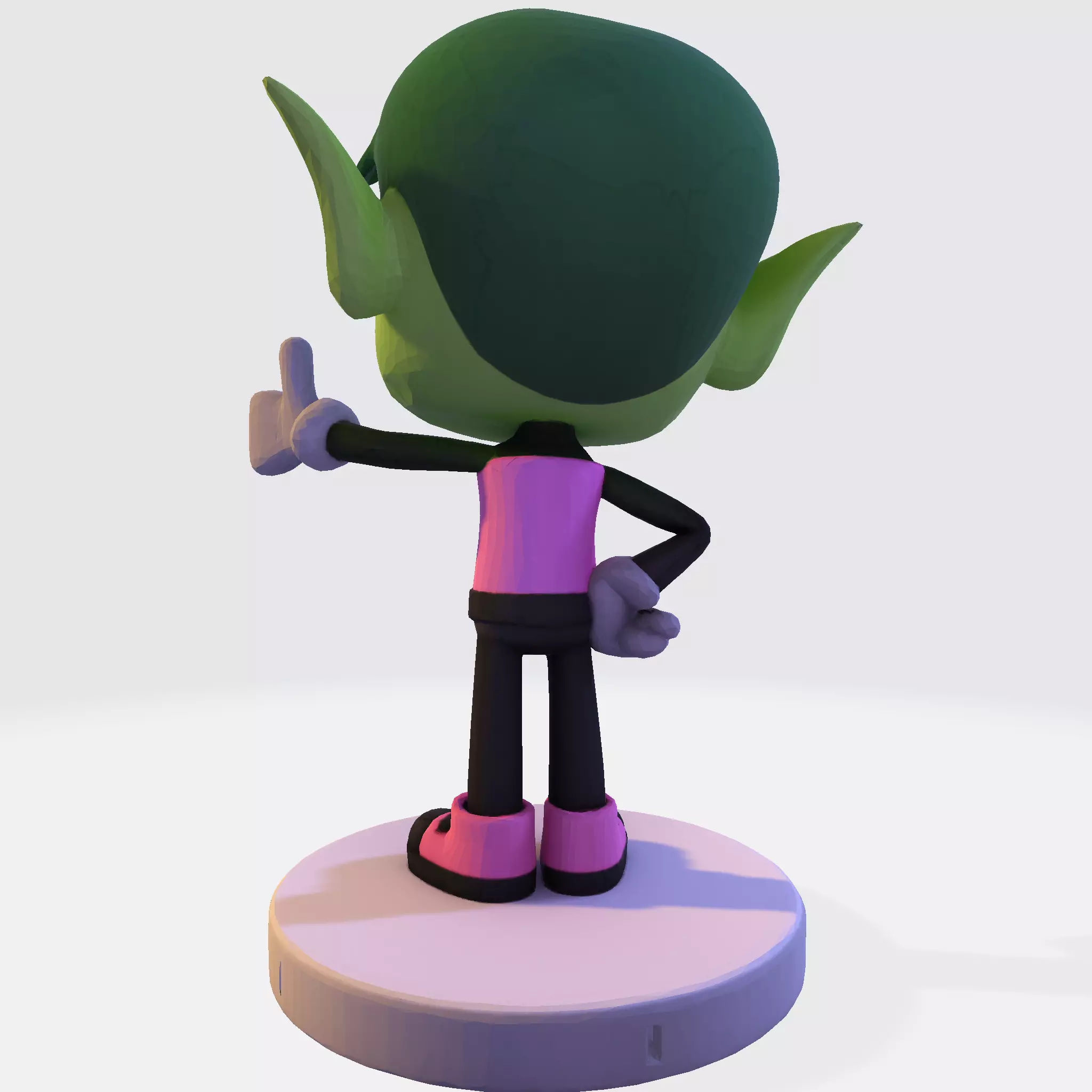 Beasty Boy Stylized 3D Print Ready Character 3D print model_5