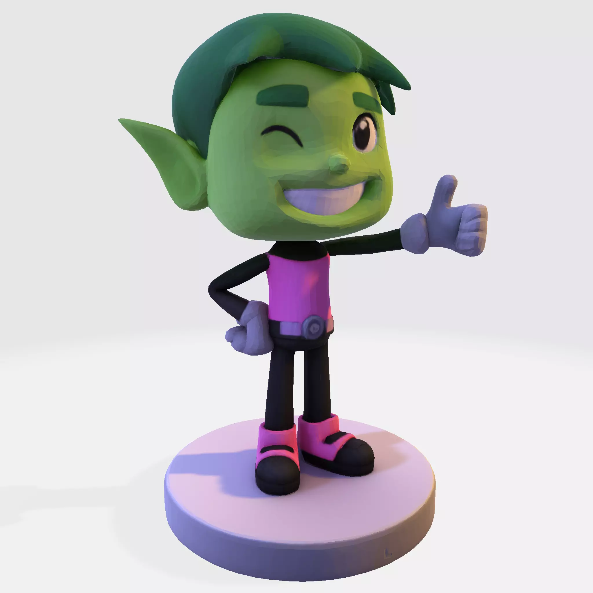 Beasty Boy Stylized 3D Print Ready Character 3D print model_1