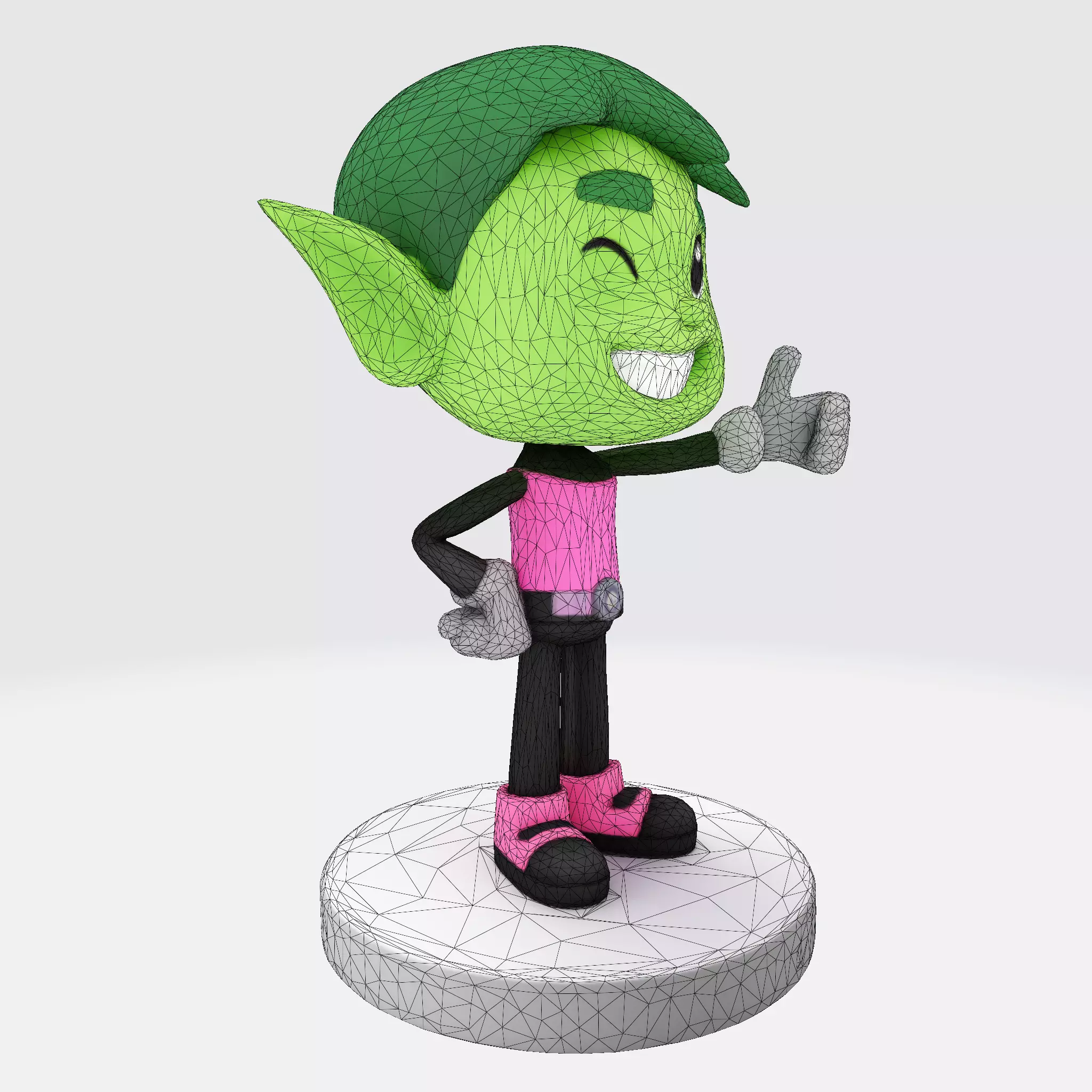 Beasty Boy Stylized 3D Print Ready Character 3D print model_17