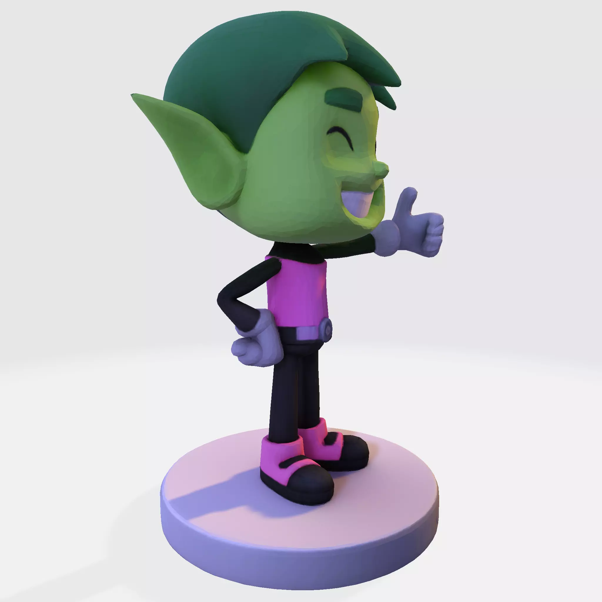 Beasty Boy Stylized 3D Print Ready Character 3D print model_2