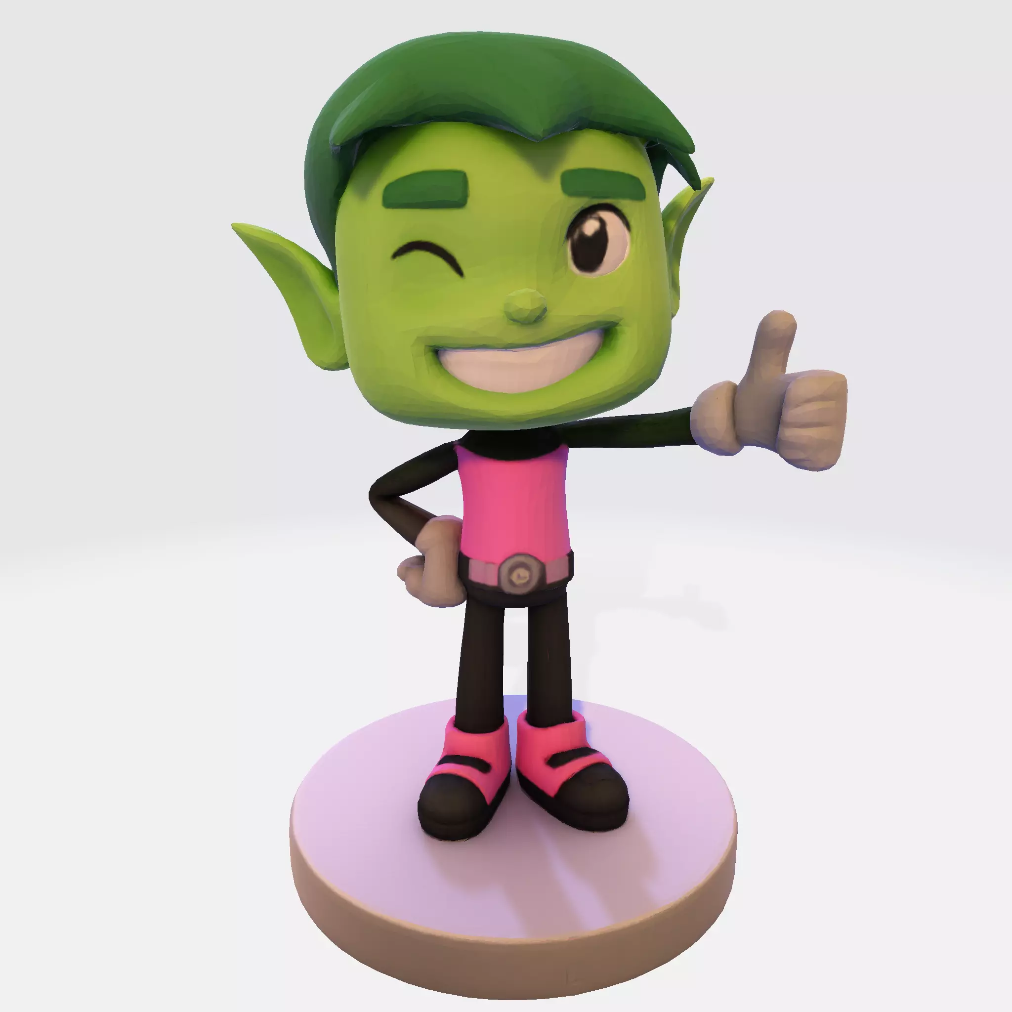 Beasty Boy Stylized 3D Print Ready Character 3D print model_0