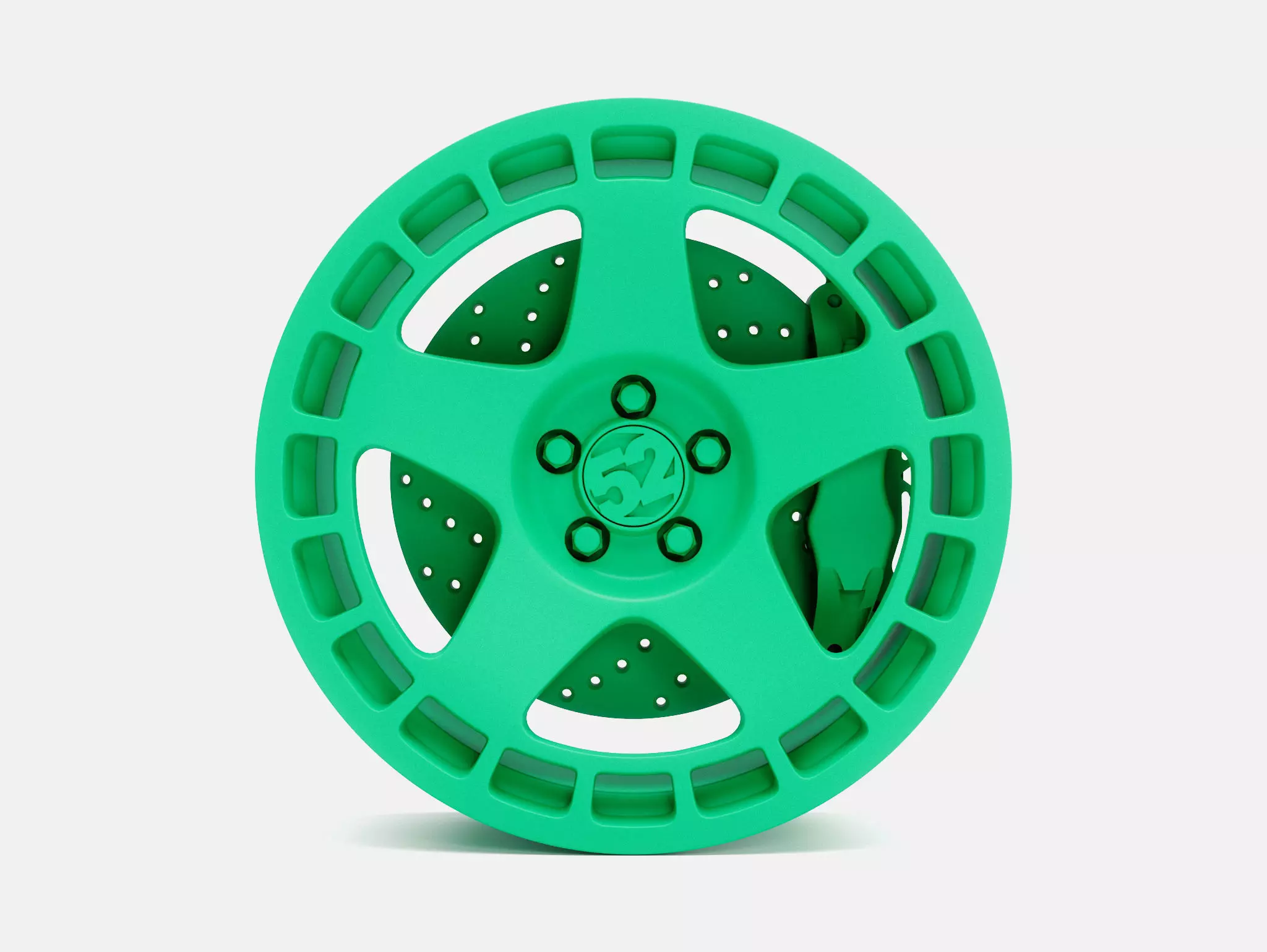18x8 Fifteen52 Turbomac Wheel and Brake 3D print model_3