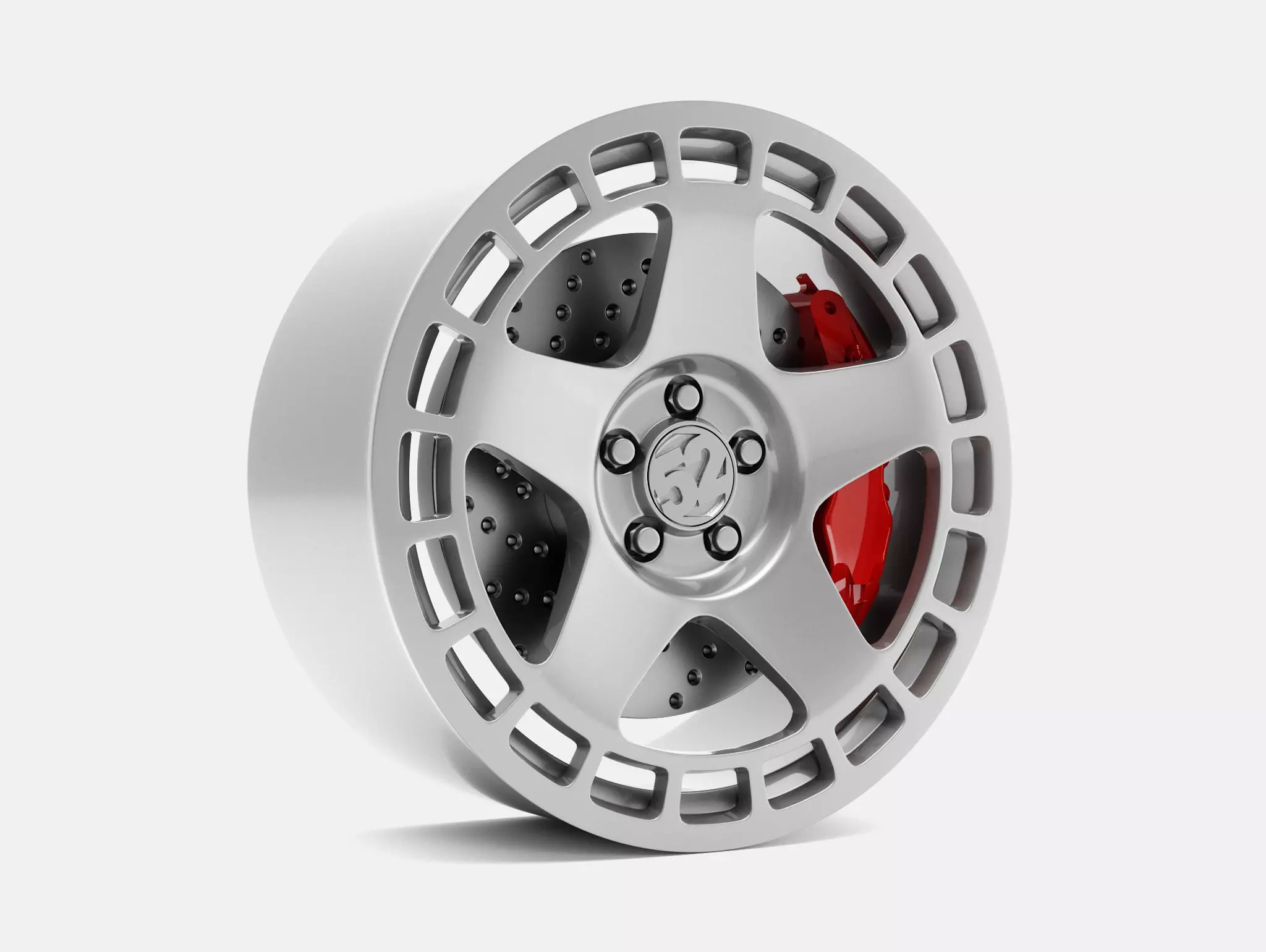18x8 Fifteen52 Turbomac Wheel and Brake 3D print model_0