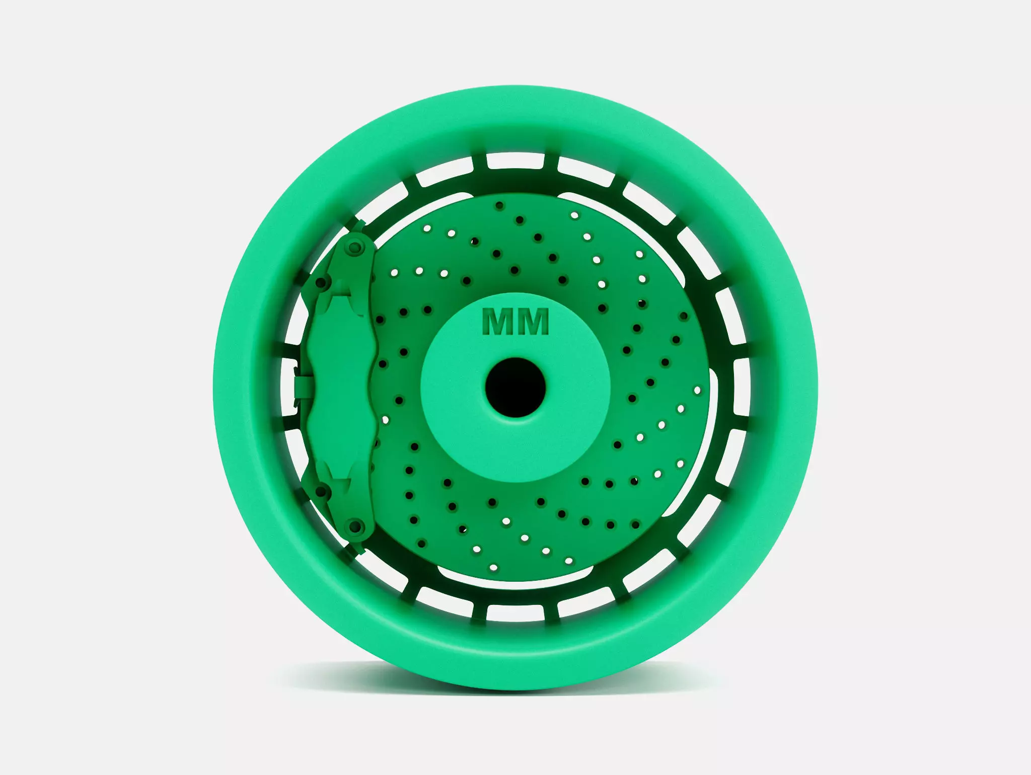 18x8 Fifteen52 Turbomac Wheel and Brake 3D print model_4