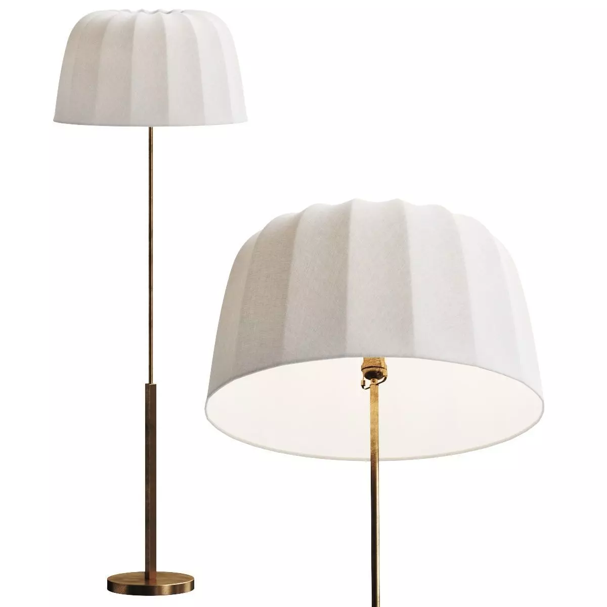 Lulu and Georgia Ebele Floor Lamp 3D model_0