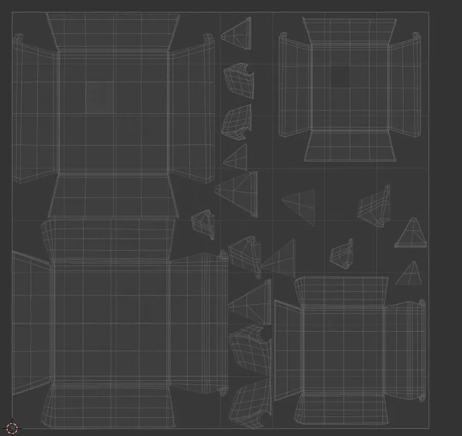 3D Cheeseburger with package model 3D model_14