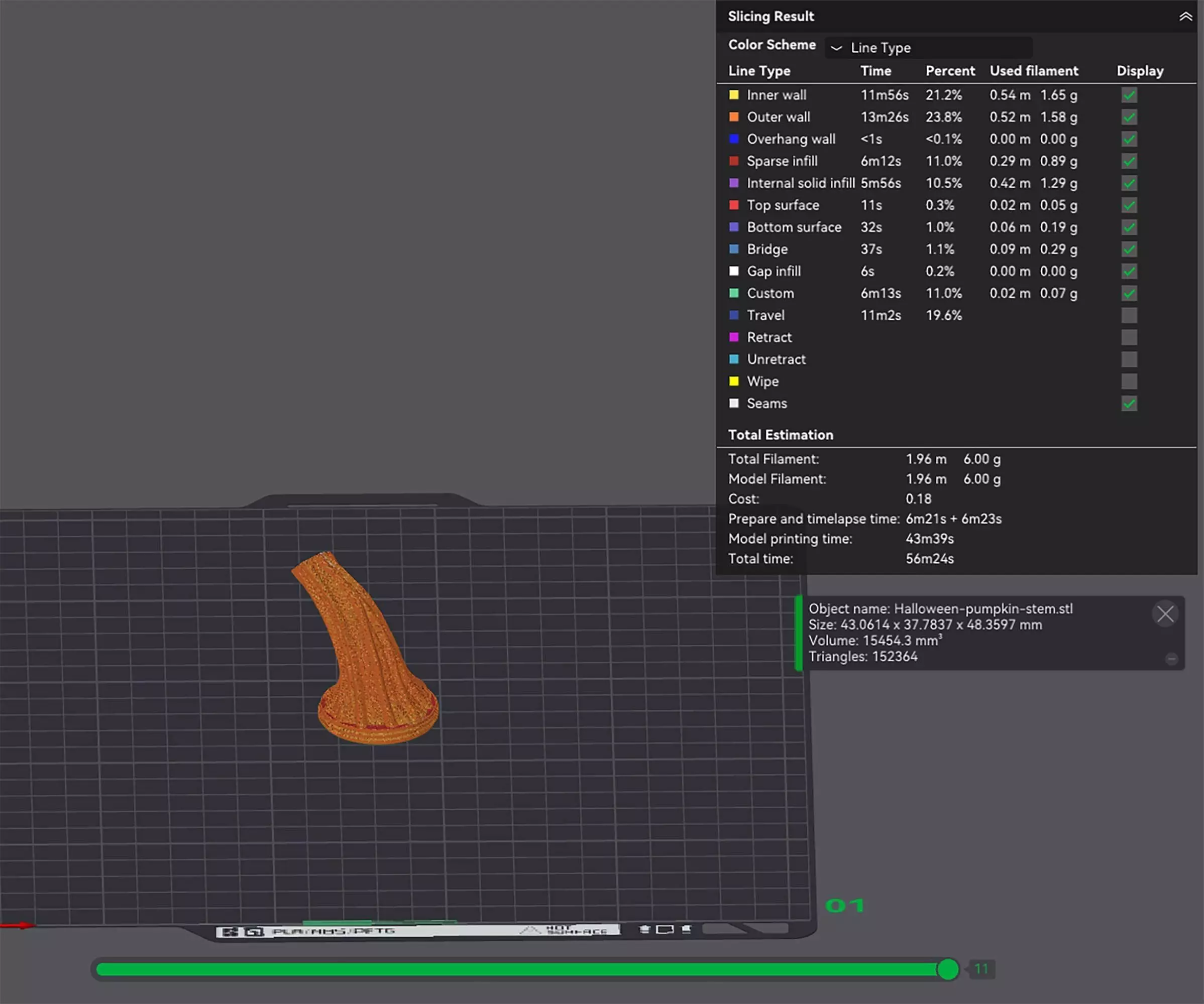 Halloween Pumpkin Candy Basket 3D Model STL 3D print model_5
