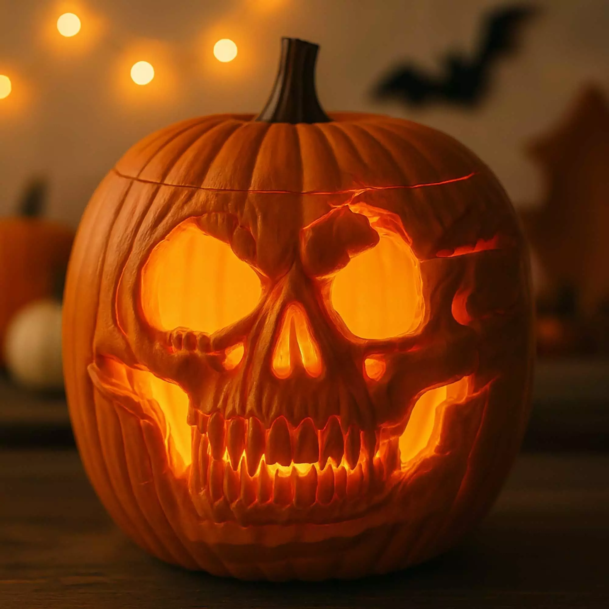 Halloween Pumpkin Basket STL File 3D Printable No Supports 3D print model