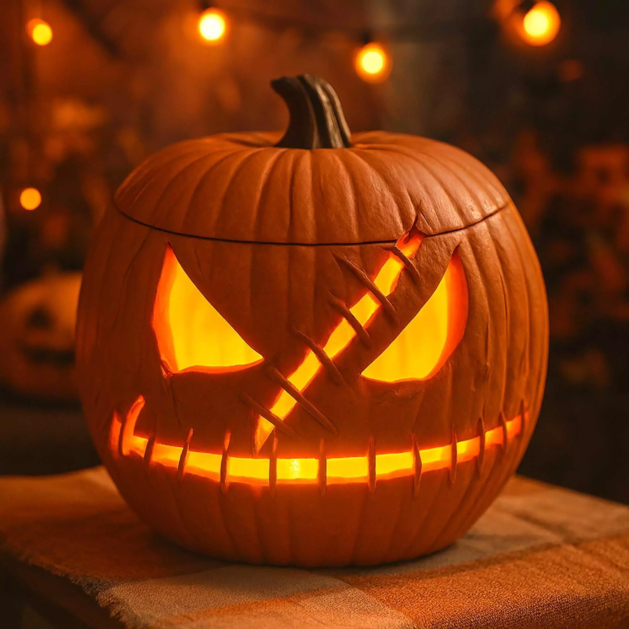 Halloween Pumpkin Basket STL File 3D Printable No Supports 3D print model