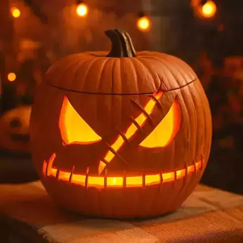 Halloween Pumpkin Basket STL File 3D Printable No Supports