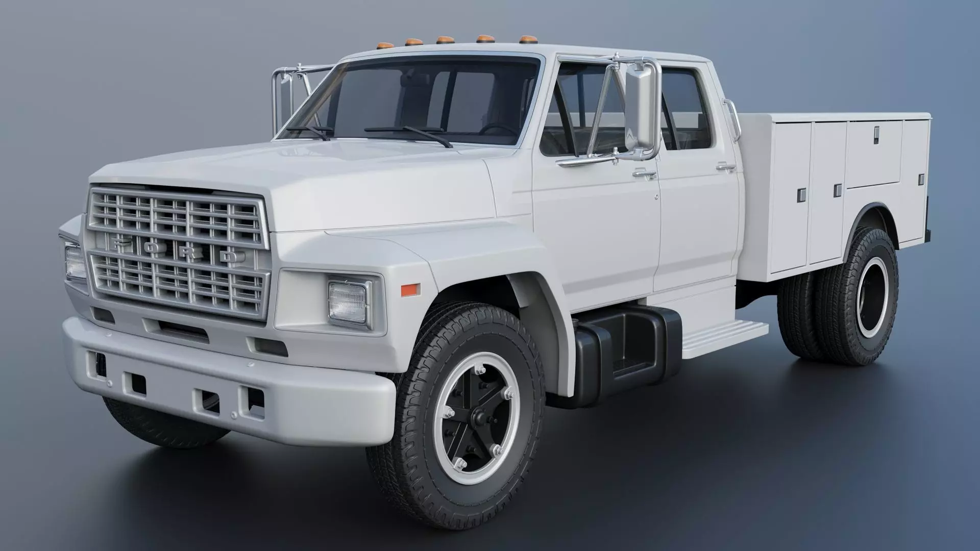 F-700 Service Truck 1982 3D print model_2