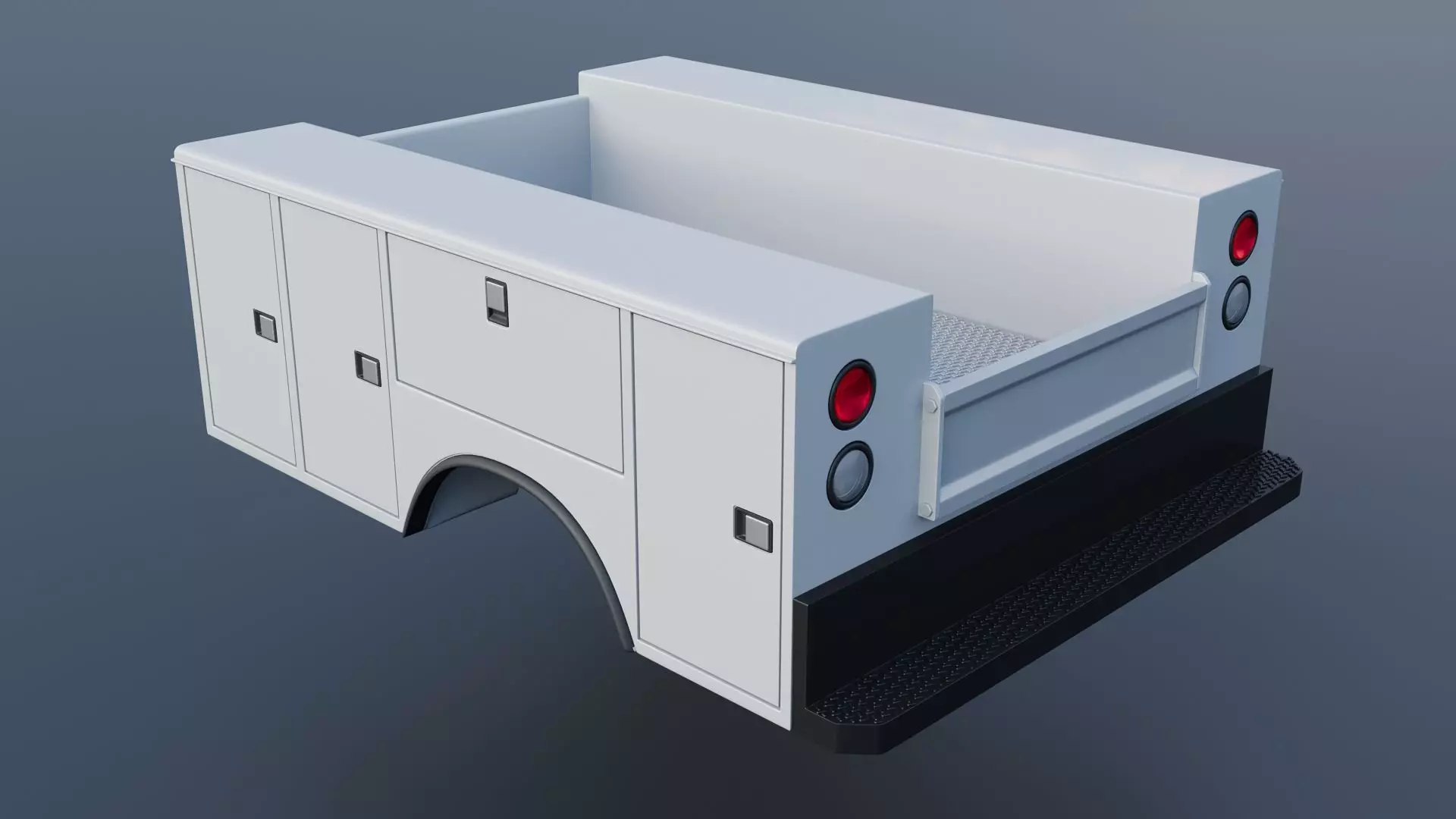 F-700 Service Truck 1982 3D print model_17