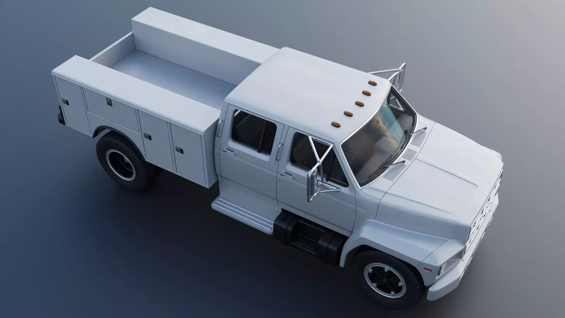 F-700 Service Truck 1982 3D print model_11