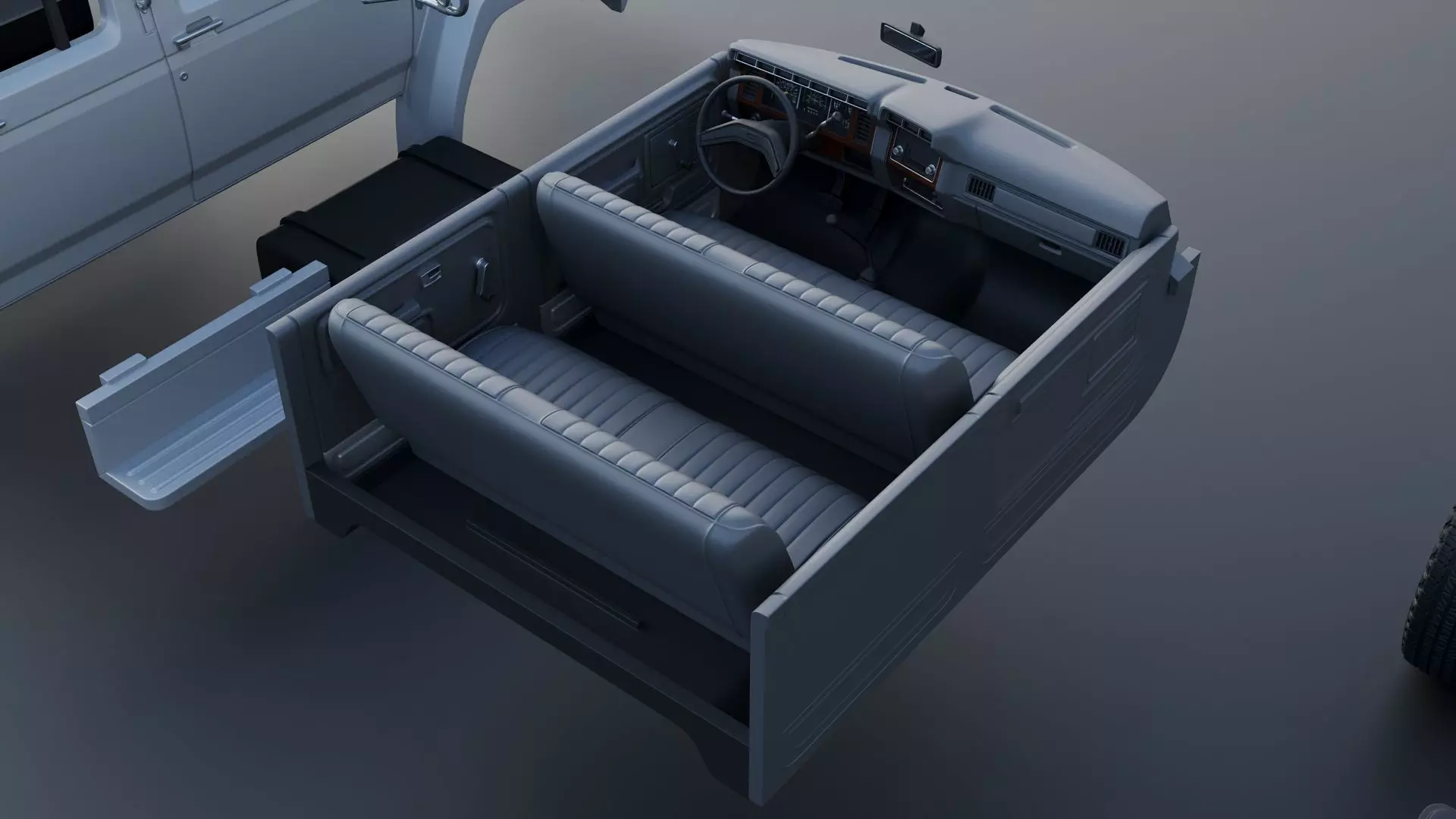 F-700 Service Truck 1982 3D print model_24