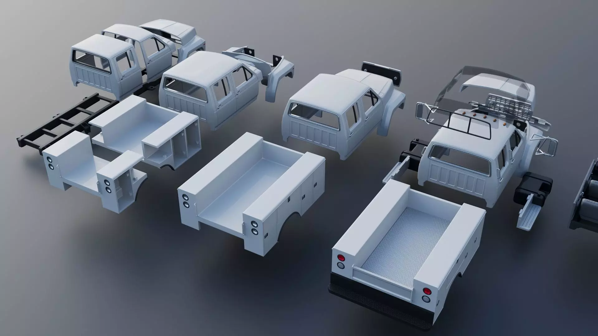 F-700 Service Truck 1982 3D print model_20