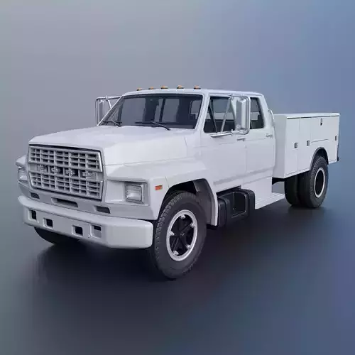 F-700 Service Truck 1982 3D print model