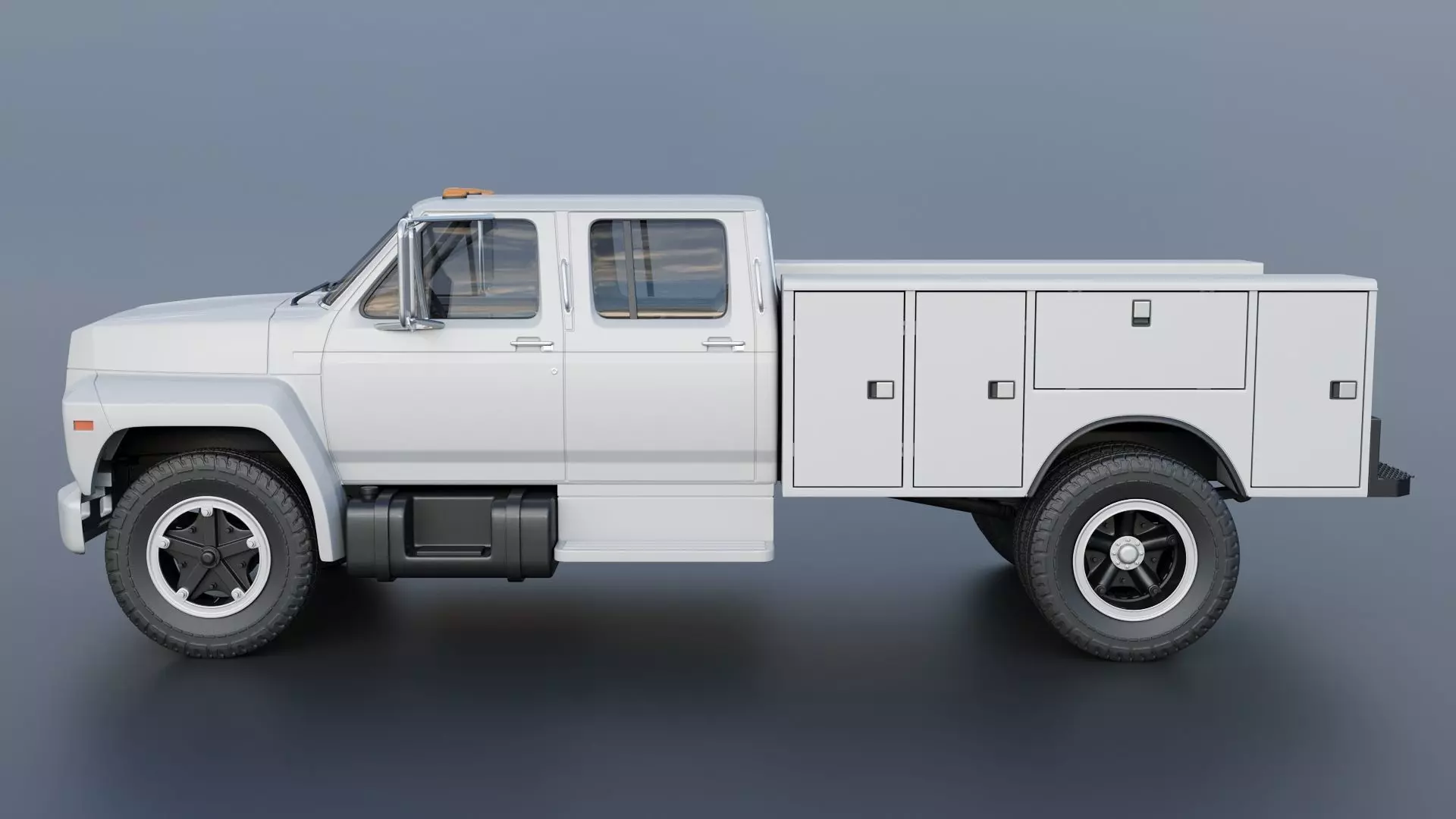 F-700 Service Truck 1982 3D print model_3
