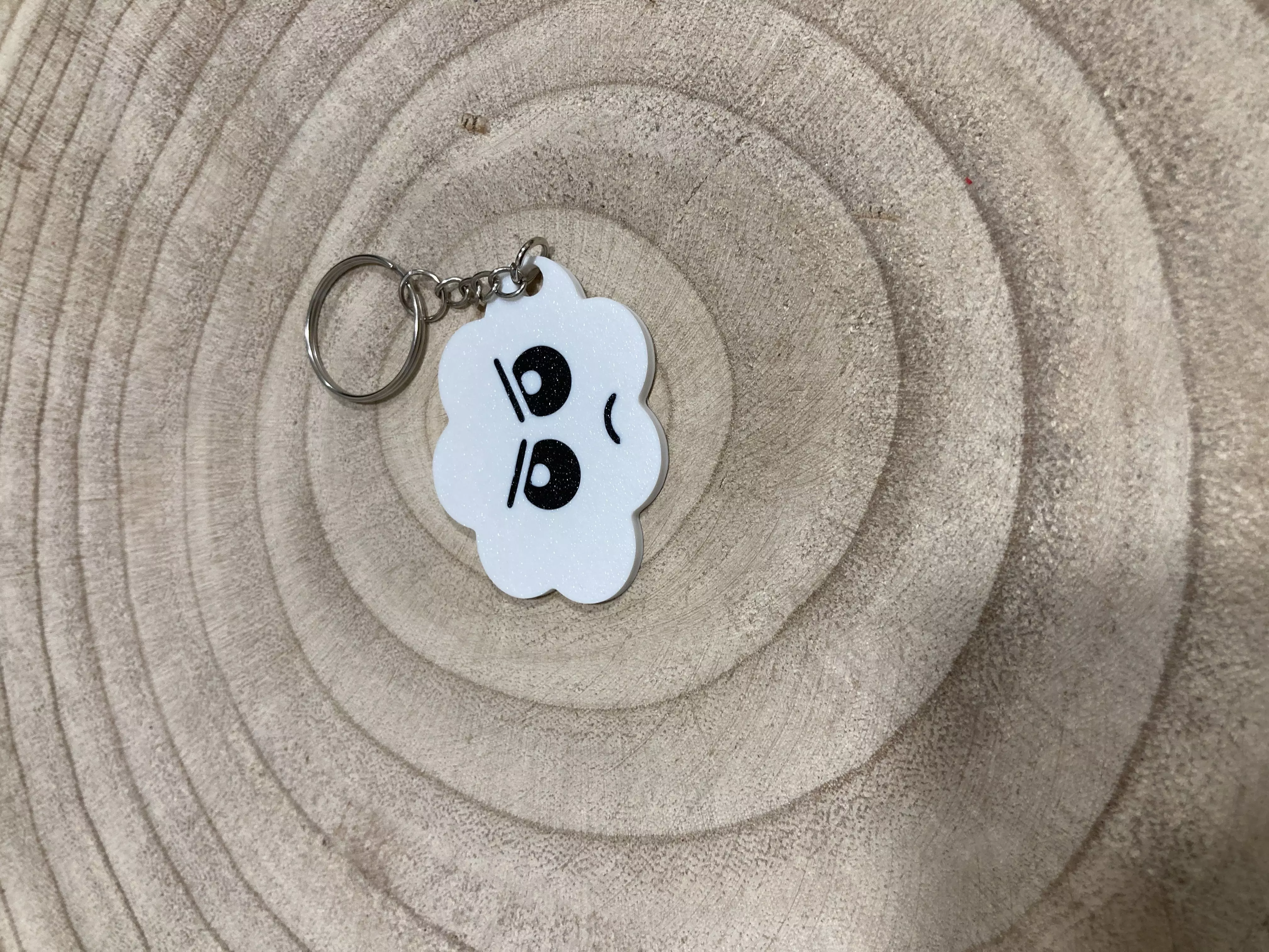 Angry cloud keychain Llavero Nube Enfadada 3D print model_1