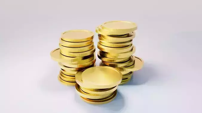 Gold Coins Stack 