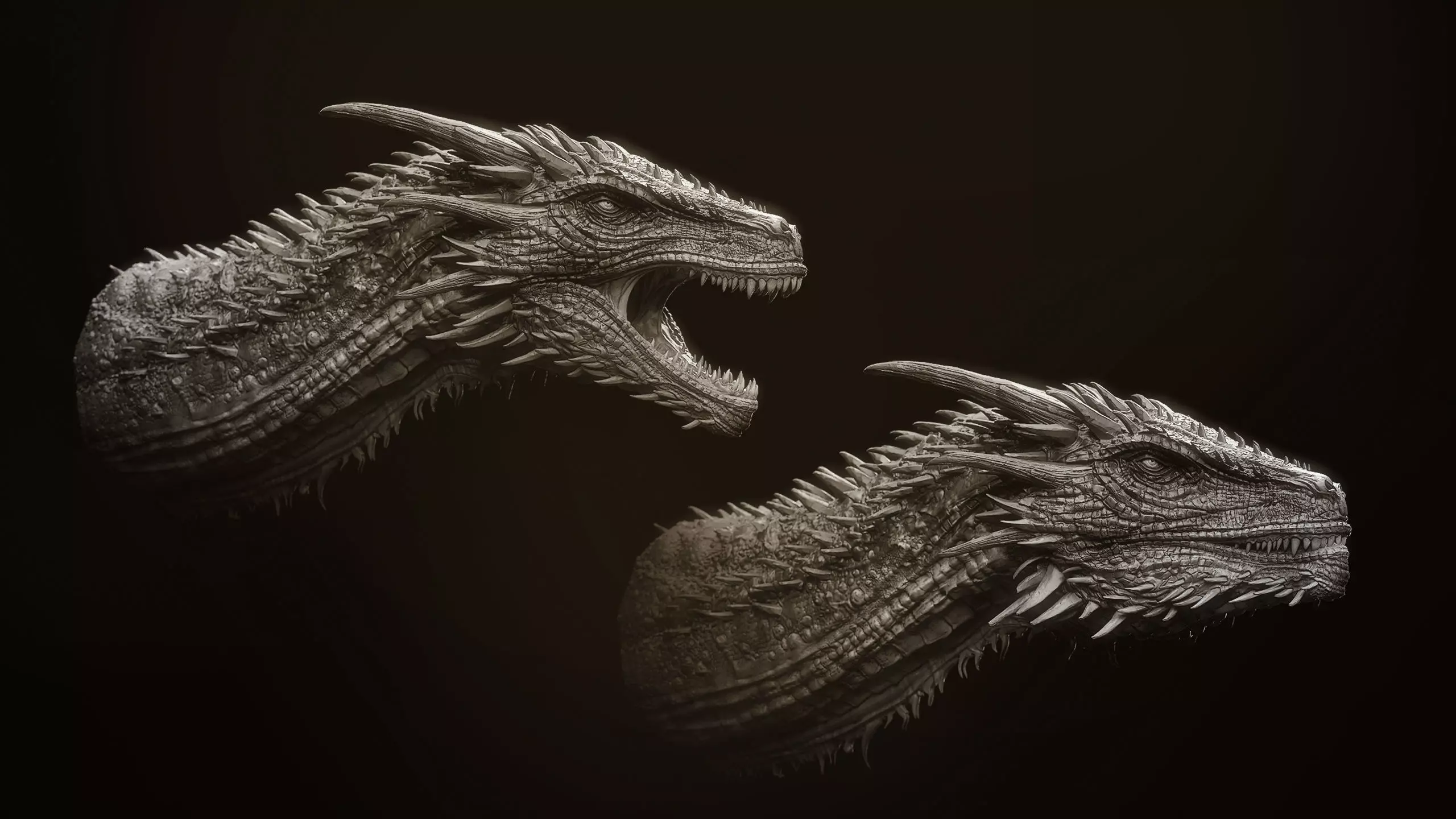 Dragon Heads Volume 1 3D model_2