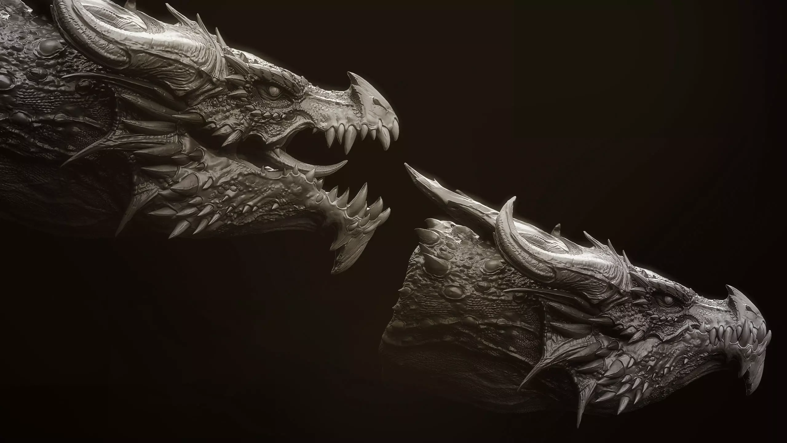 Dragon Heads Volume 1 3D model_5