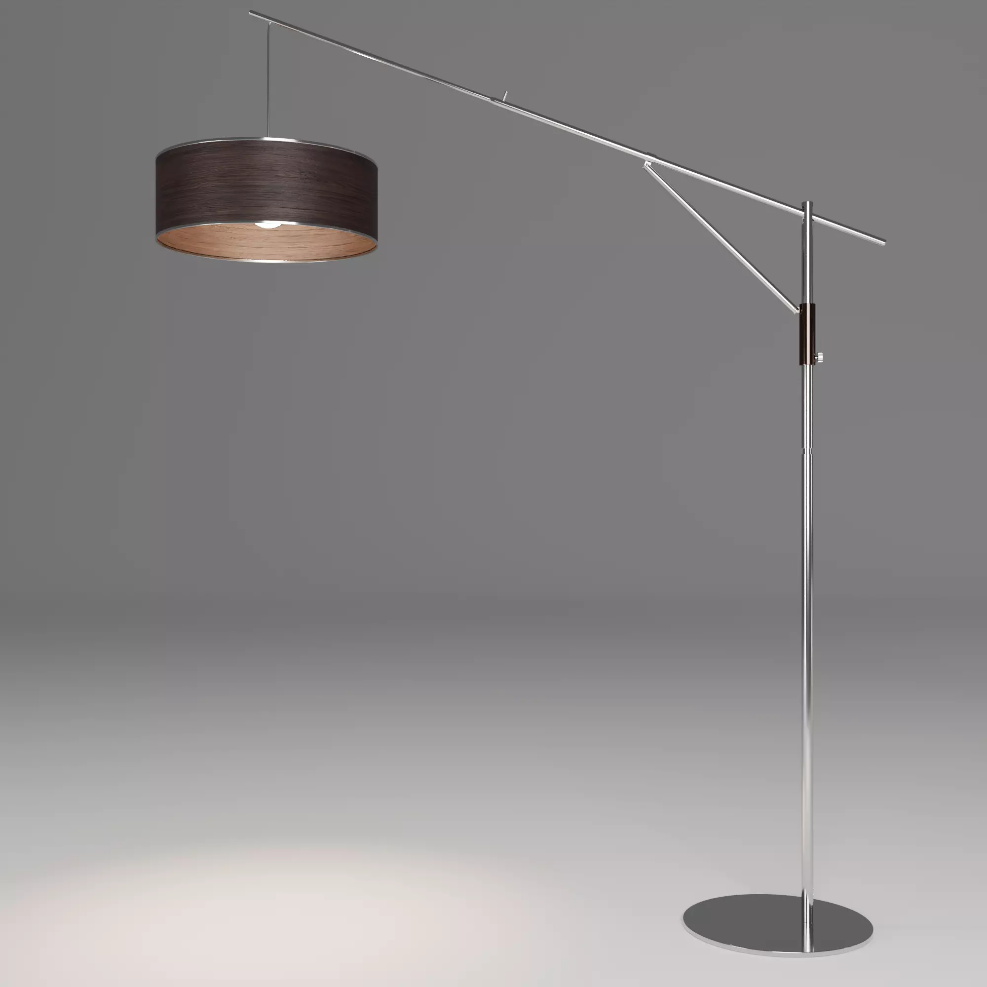 Floor LamP set of 4 Low-poly 3D model_1