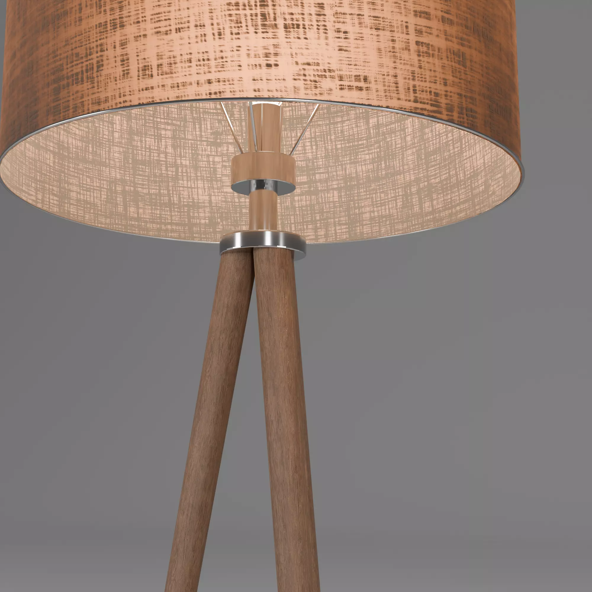 Floor LamP set of 4 Low-poly 3D model_3