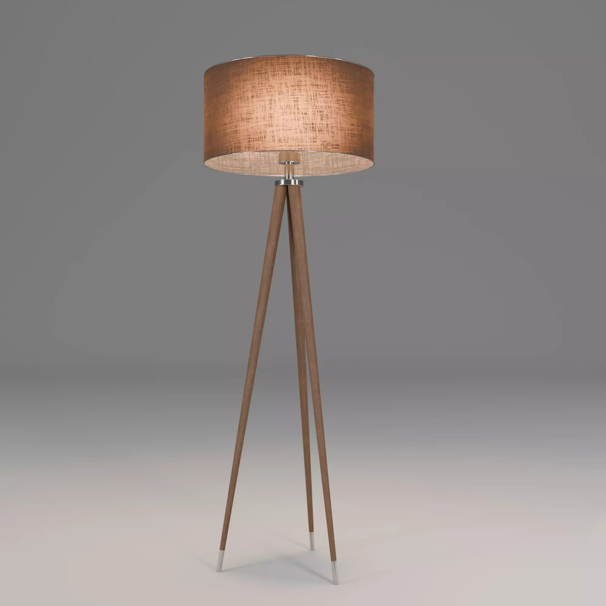 Floor LamP set of 4 Low-poly 3D model_4