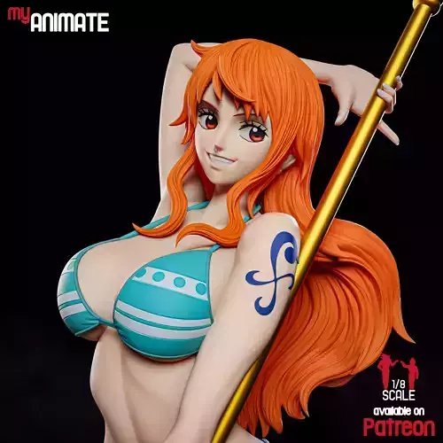Nami from One Piece - myAnimate 3D print model