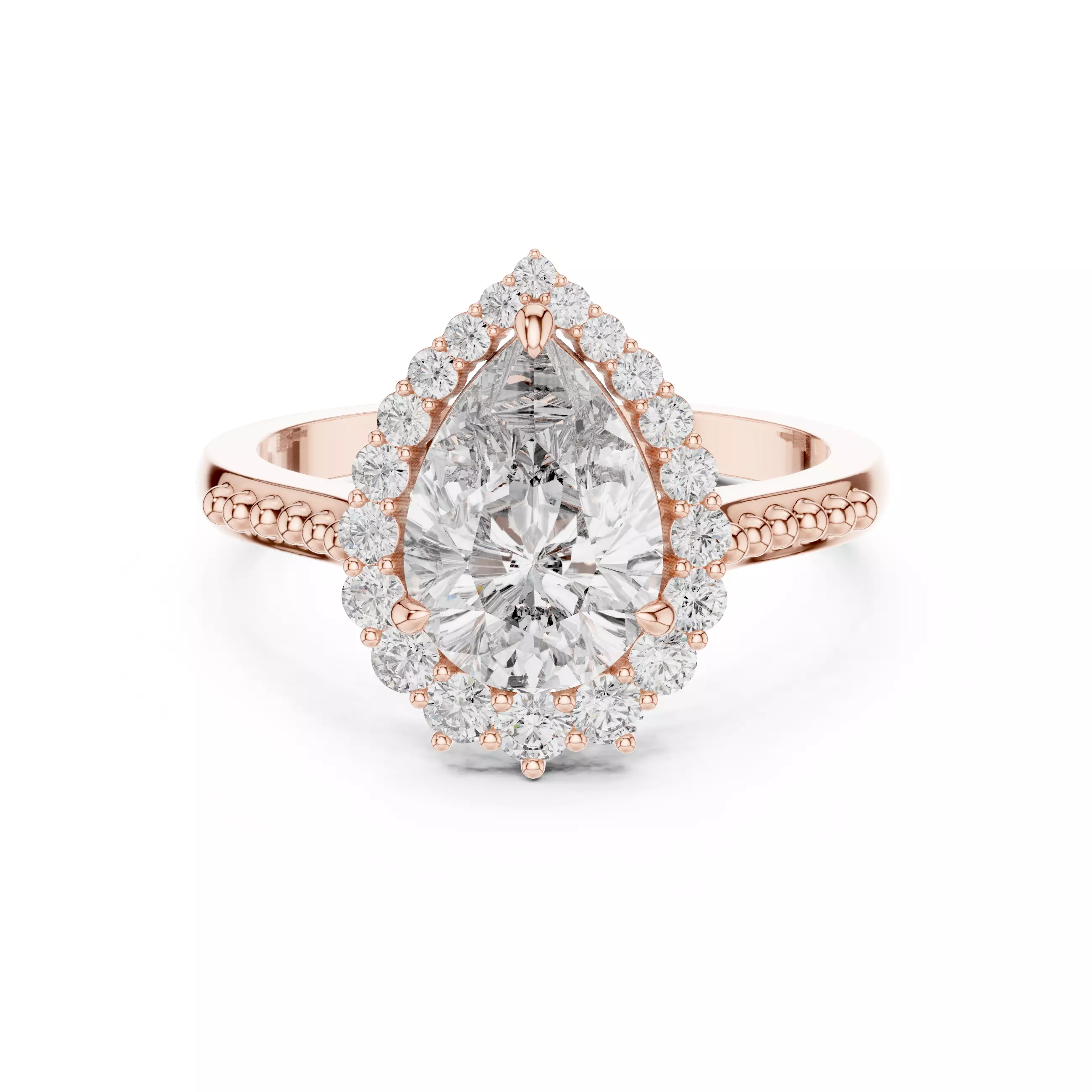 Solitaire Ring 3dm stl renders animation videos details 3D print model