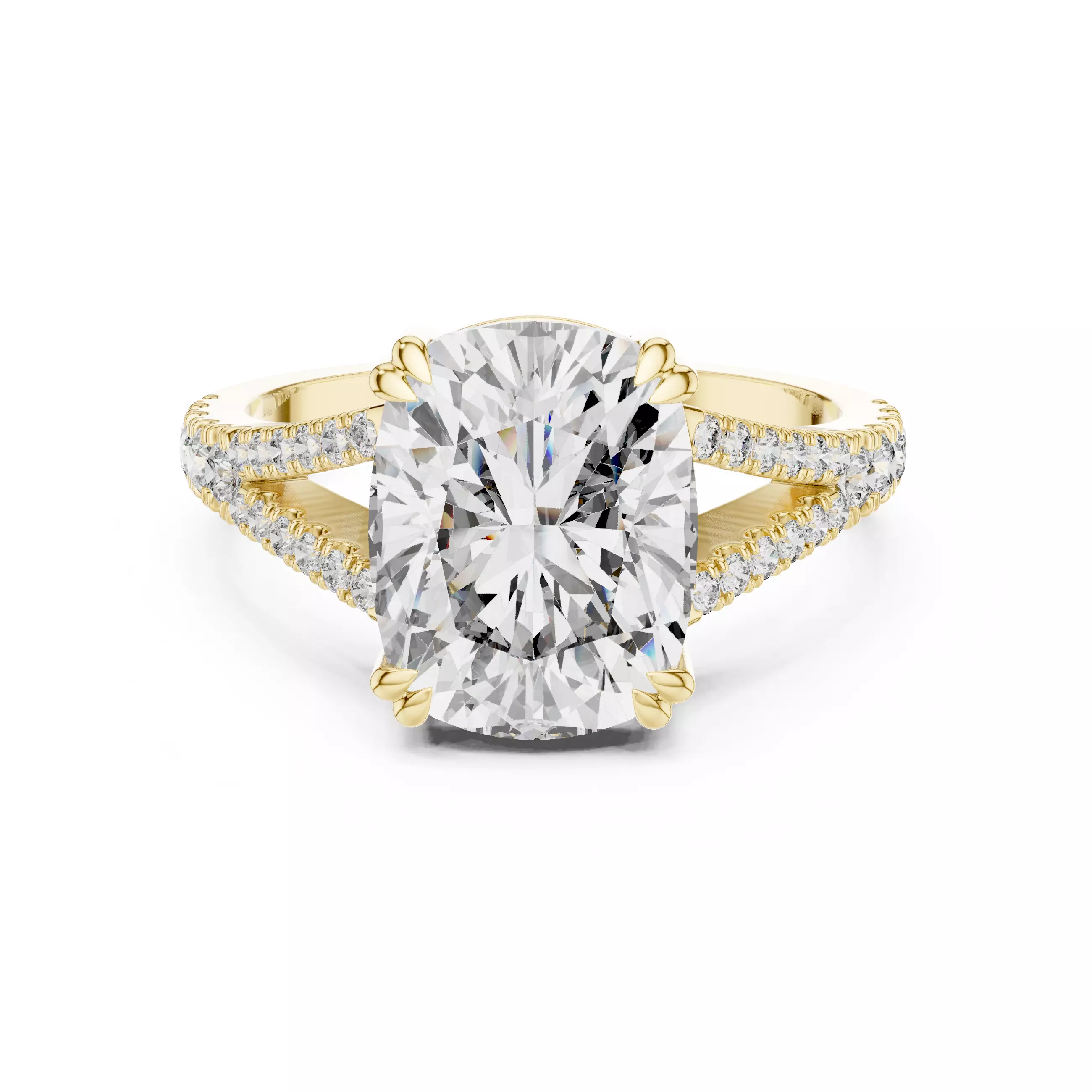 Solitaire Ring 3dm stl renders animation videos details  3D print model_5