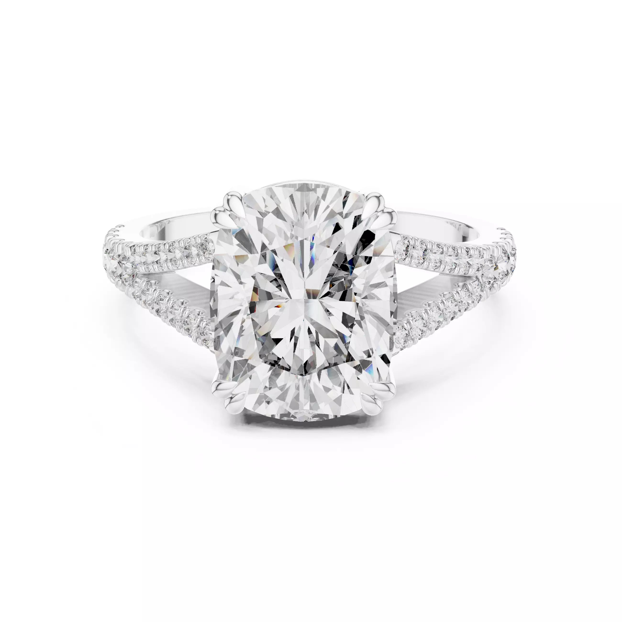 Solitaire Ring 3dm stl renders animation videos details  3D print model_3