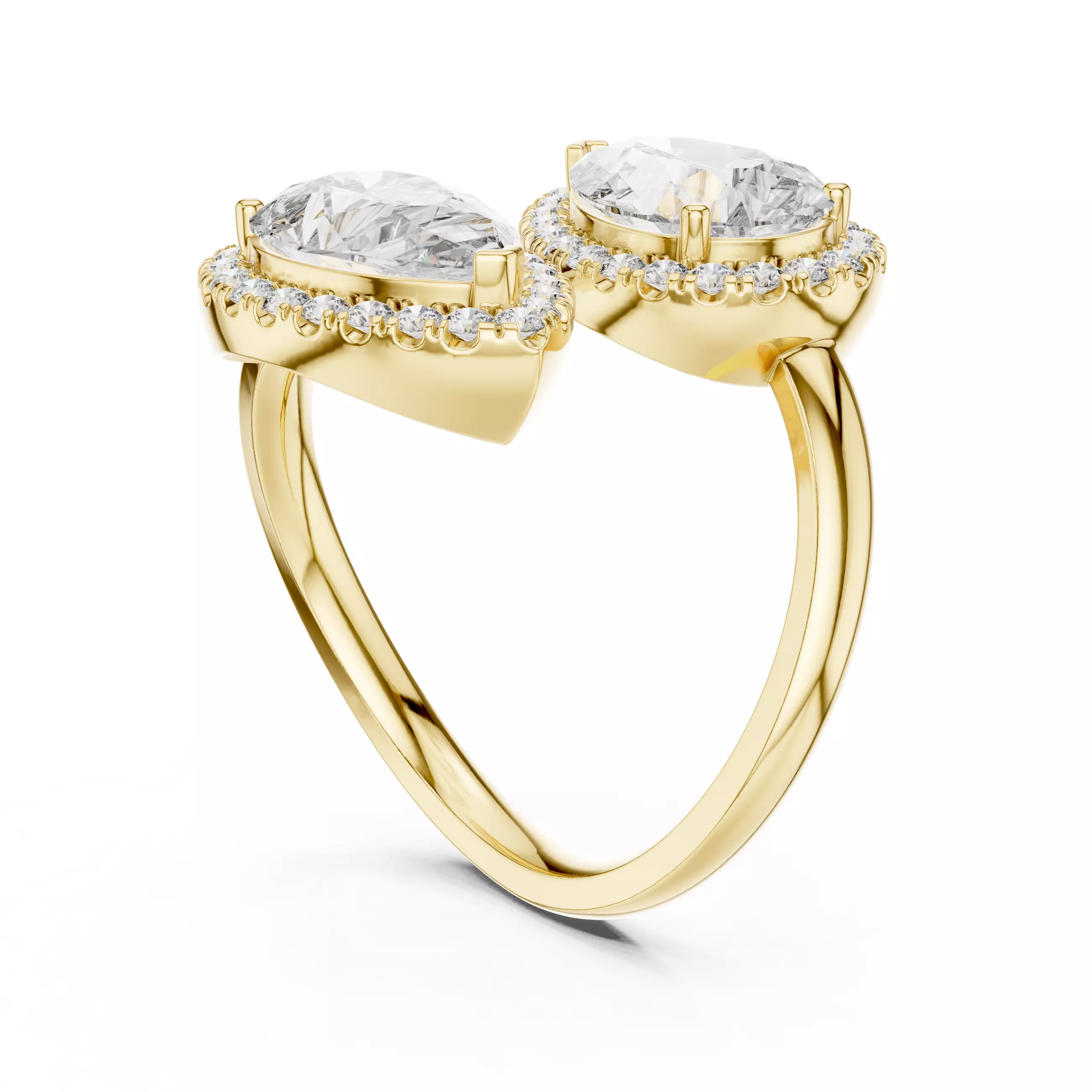 Solitaire Ring 3dm stl renders animation videos details  3D print model_12