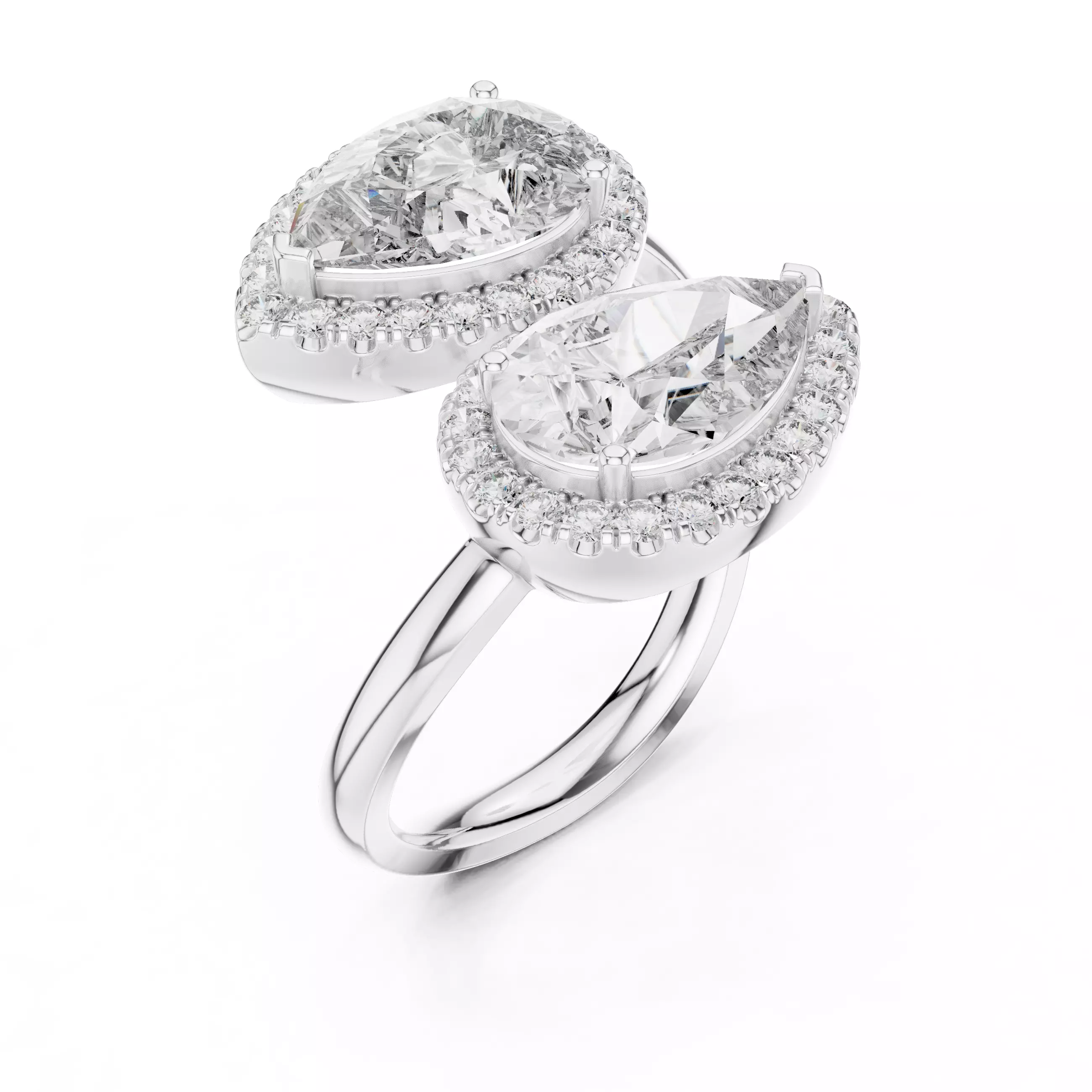 Solitaire Ring 3dm stl renders animation videos details  3D print model_11