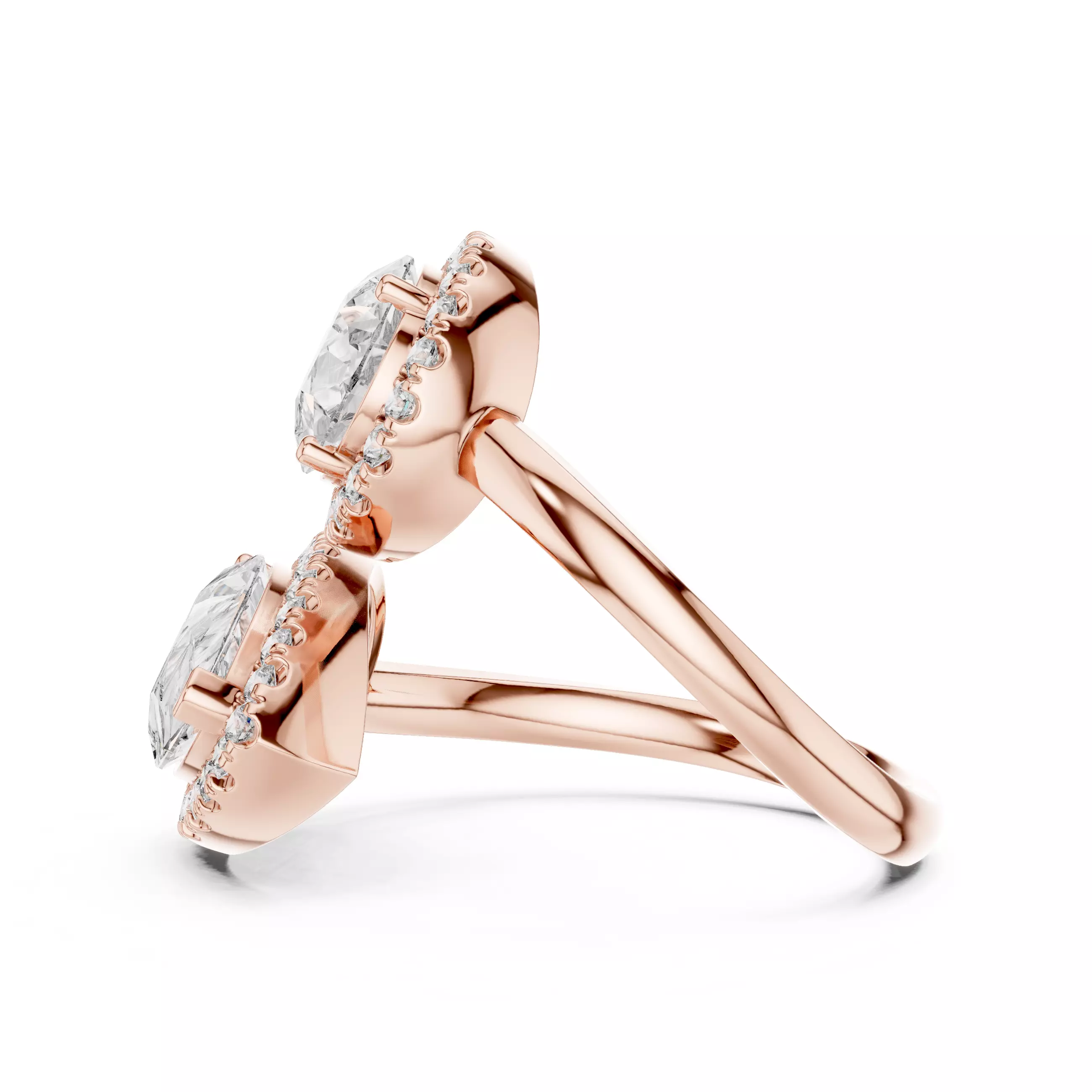 Solitaire Ring 3dm stl renders animation videos details  3D print model_1