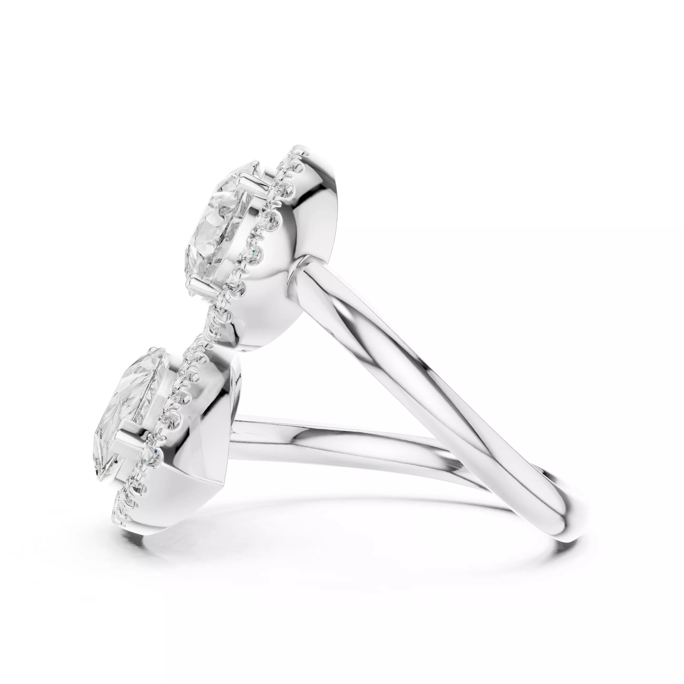 Solitaire Ring 3dm stl renders animation videos details  3D print model_2