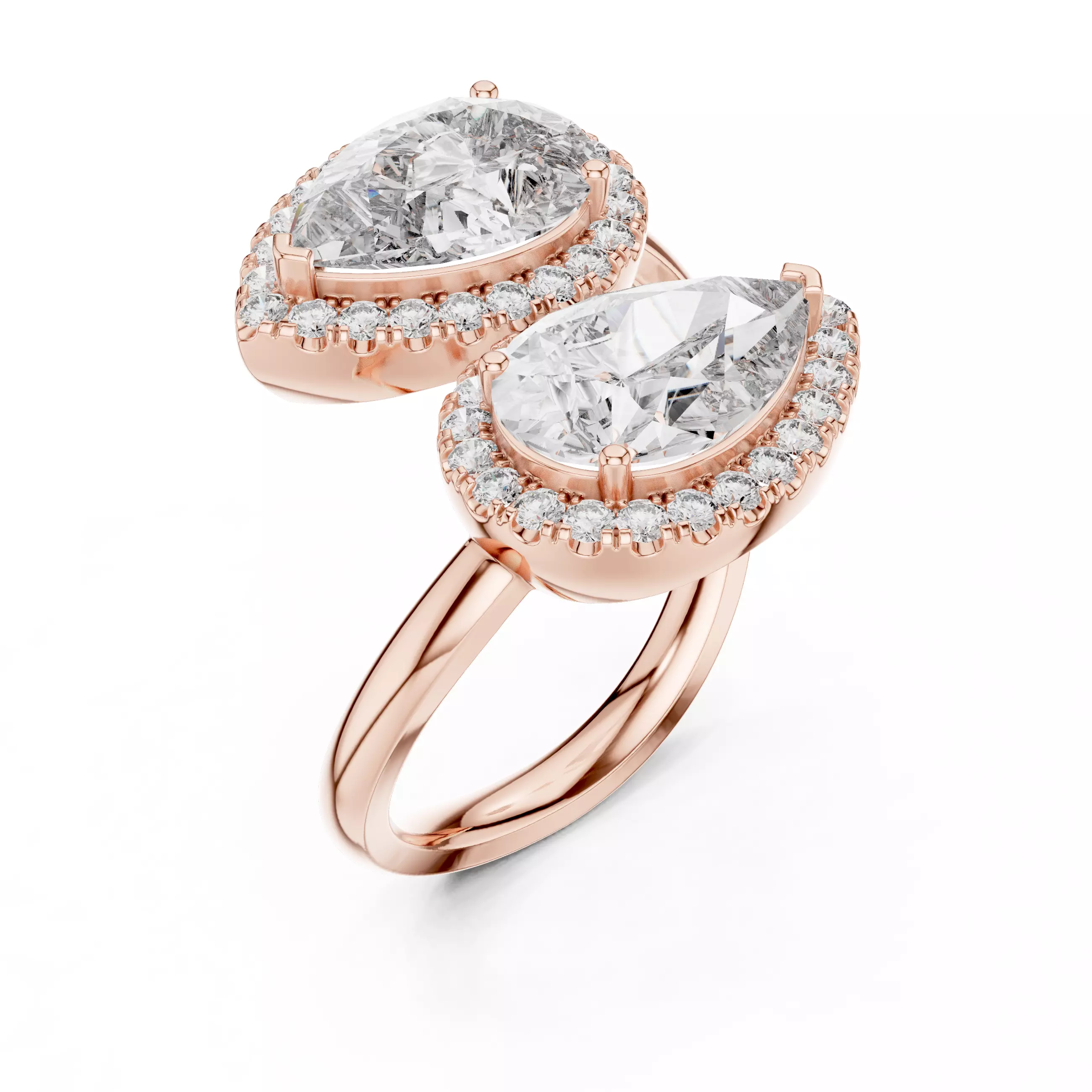 Solitaire Ring 3dm stl renders animation videos details  3D print model_9