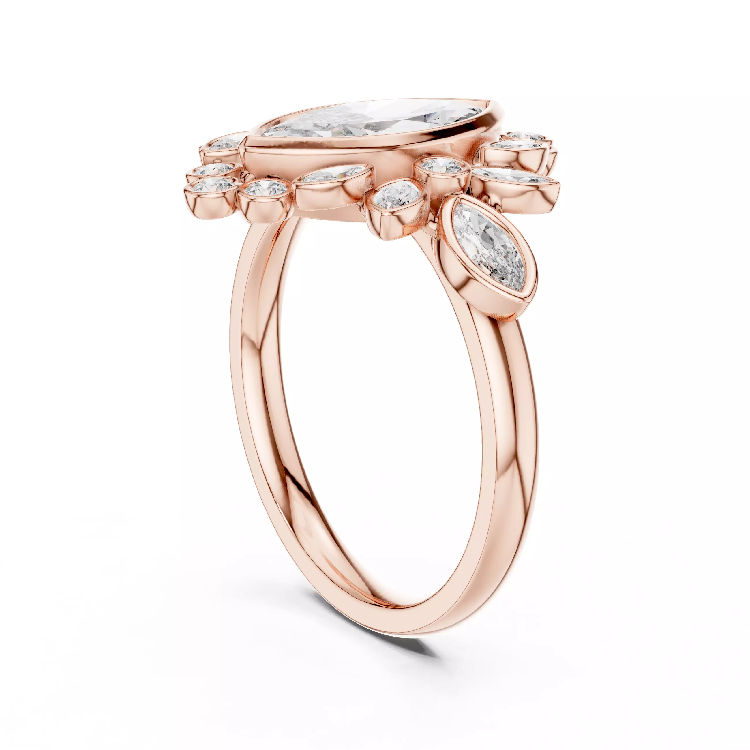 Solitaire Ring 3dm stl renders animation videos details 3D print model_8